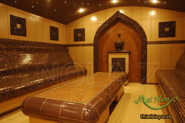 Phòng xông hơi ướt xây 